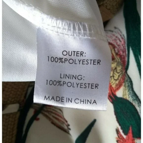 Crossroads Womens Pants Wide Split Leg Belt Tropical Floral Plus Sz 16 RRP$69.99 - Picture 9 of 9